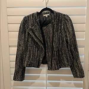 CAbi black and white blazer